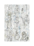 Yumiko fabric in silver screen color - pattern number SC 0004WP88450 - by Scalamandre in the  collection