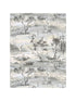 Sagimai fabric in charcoal color - pattern number SC 0004WP88451 - by Scalamandre in the  collection