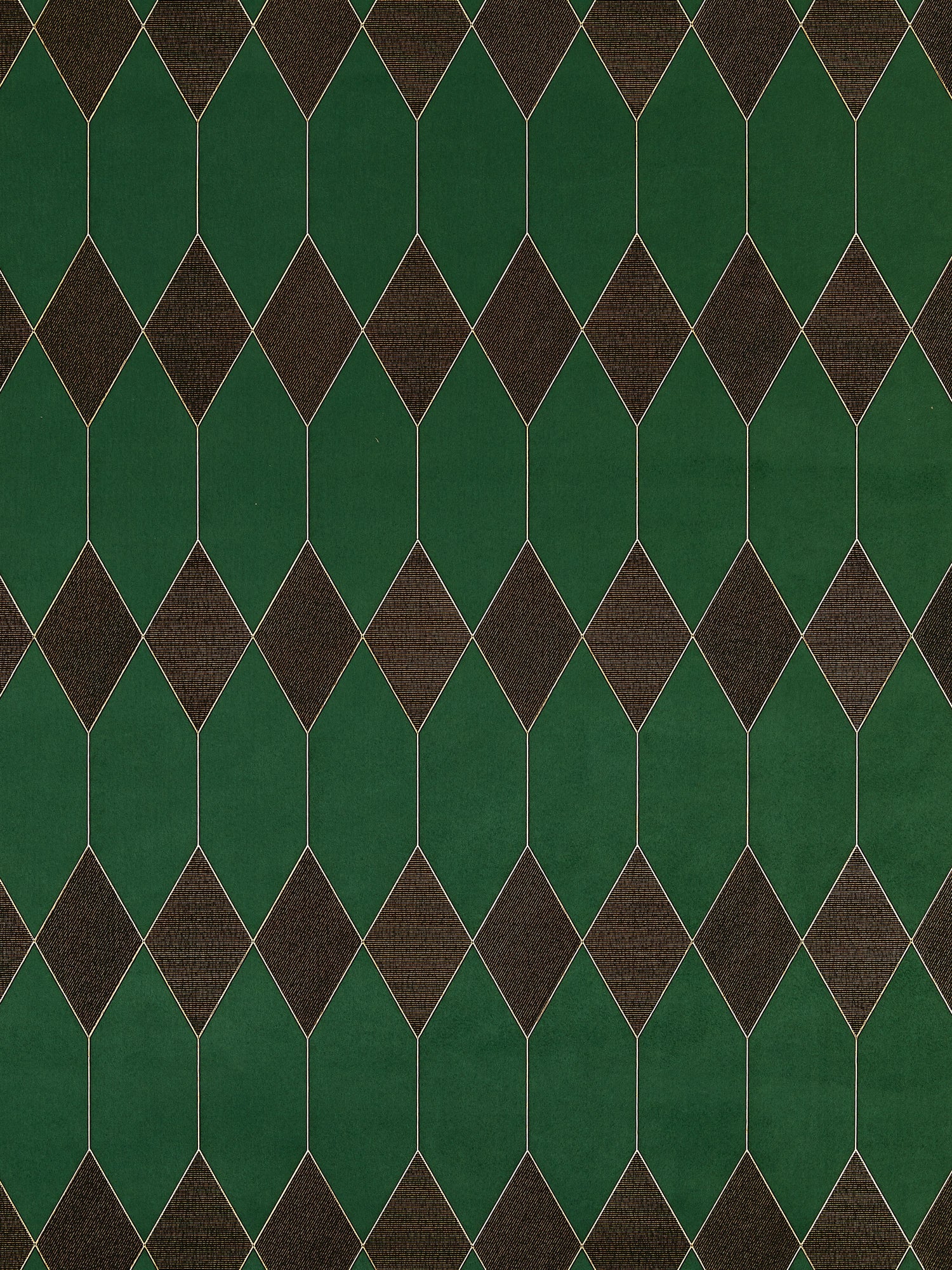 Cadence wallpaper in pine color - pattern number SC 0004WP88460 - by Scalamandre in the  collection
