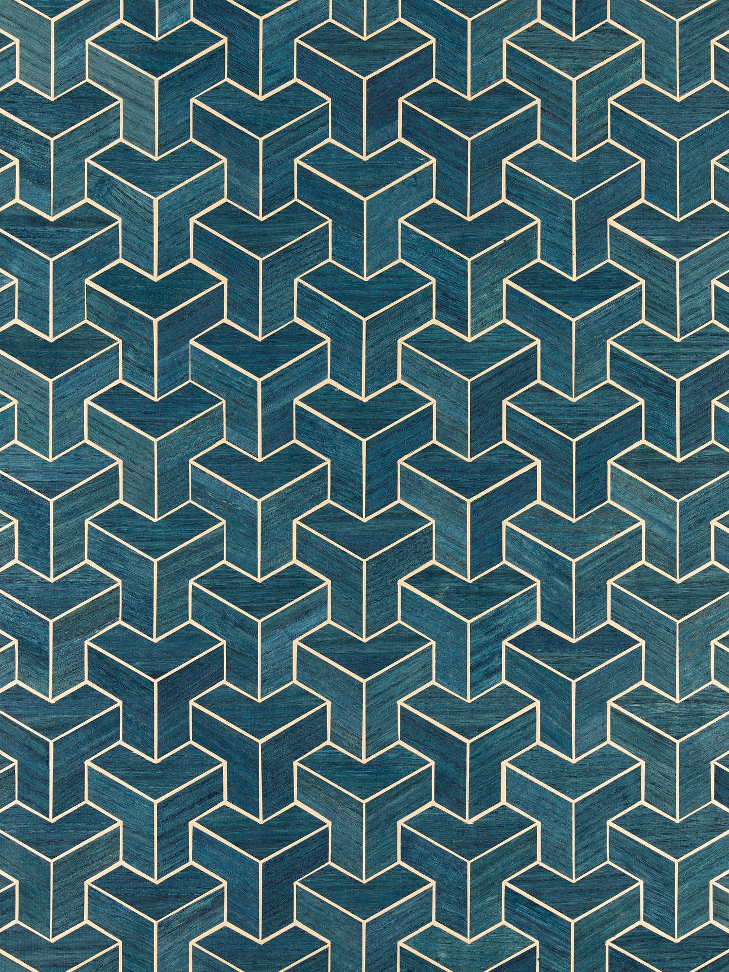Forte Wood wallpaper in navy color - pattern number SC 0004WP88472 - by Scalamandre in the  collection