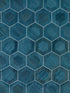 Hexad wallpaper in indigo color - pattern number SC 0004WP88476 - by Scalamandre in the  collection