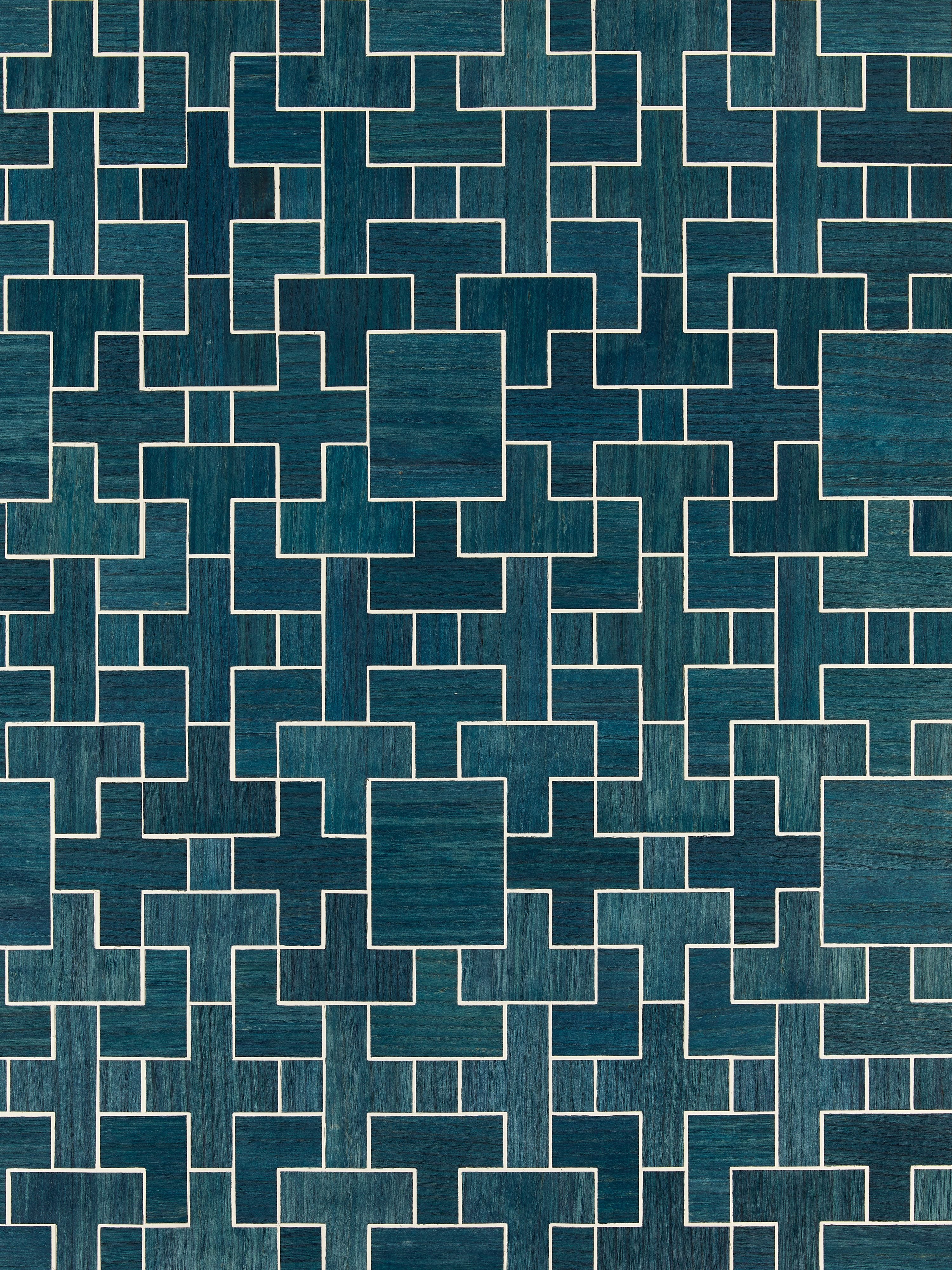 Allegro Wood wallpaper in deep sea color - pattern number SC 0004WP88480 - by Scalamandre in the  collection