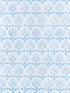 Karanfil Block Print wallpaper in sky color - pattern number SC 0004WP88560 - by Scalamandre in the  collection
