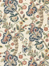 Cumbria fabric in multi on cream color - pattern number SC 0004WP88589 - by Scalamandre in the  collection