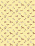 Fete De Chien wallpaper in lemon and siena color - pattern number SC WP88183D0005 - by Scalamandre in the  collection