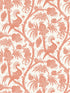 Balinese Peacock wallpaper in mandarin color - pattern number SC 0005WP88355 - by Scalamandre in the  collection