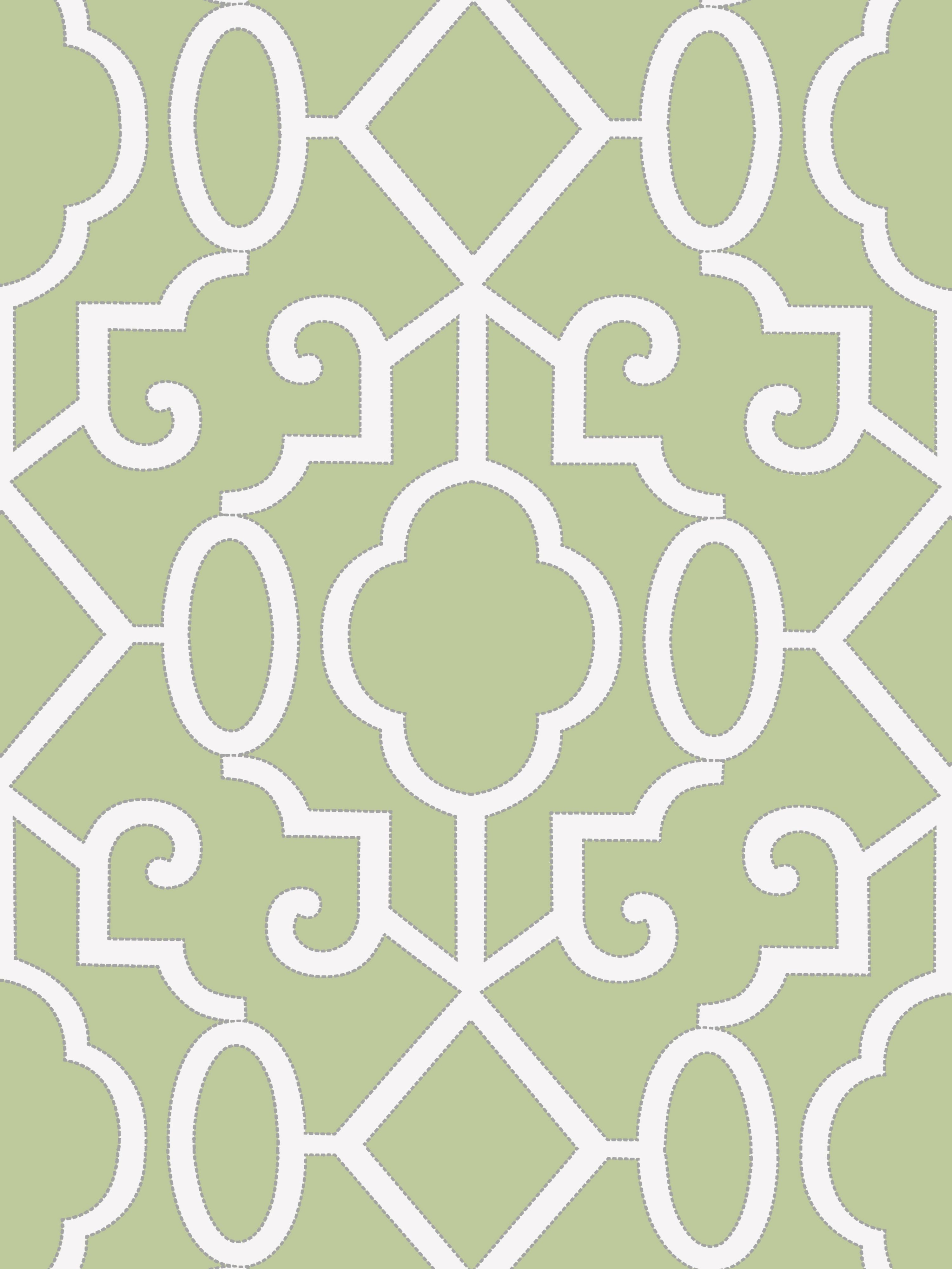 Ming Fretwork wallpaper in pear color - pattern number SC 0005WP88356 - by Scalamandre in the  collection