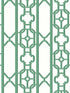 Joanna Fret wallpaper in gazebo green color - pattern number SC 0008WP88582D - by Scalamandre in the  collection
