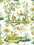 ChIn Ling fabric in multicolor on ivory color - pattern number SC 0011WP81212 - by Scalamandre in the  collection