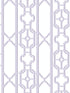 Joanna Fret wallpaper in lavender color - pattern number SC 0013WP88582D - by Scalamandre in the  collection