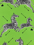 Zebras fabric in limelight color - pattern number SC 0015WP81388M - by Scalamandre in the  collection