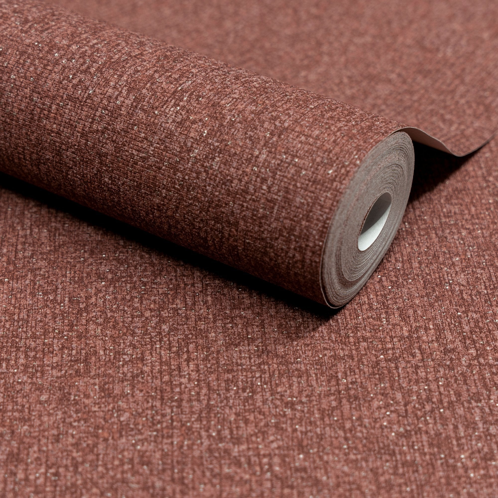 Stone plain Wallpaper in red color - pattern number SF1111 - by Grandeco in the Surfaces collection