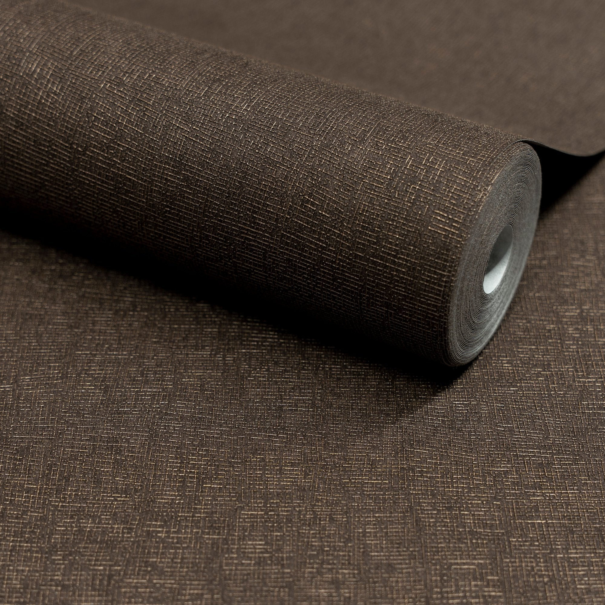 Faux Unis Natural Wallpaper in brown color - pattern number SF1210 - by Grandeco in the Surfaces collection