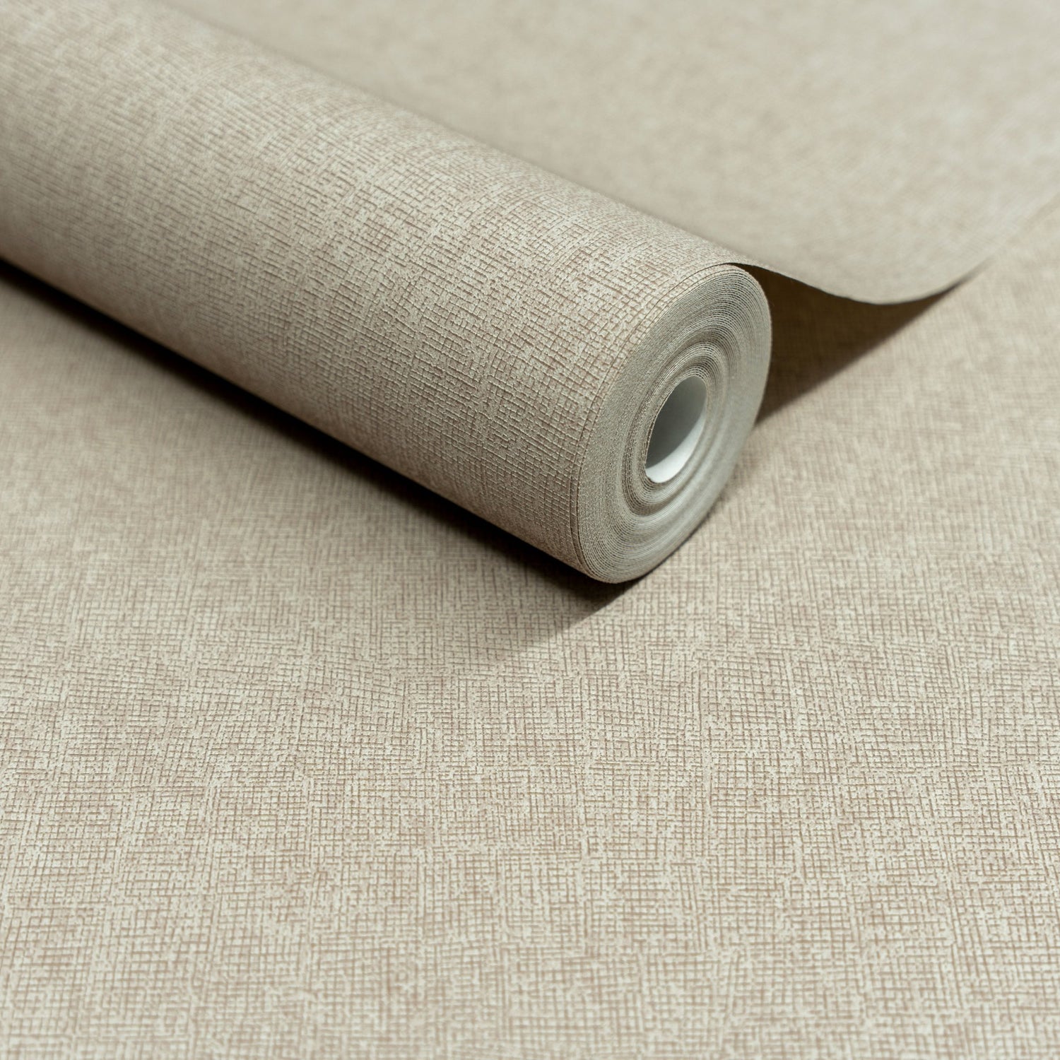 Faux Unis Natural Wallpaper in brown color - pattern number SF1214 - by Grandeco in the Surfaces collection