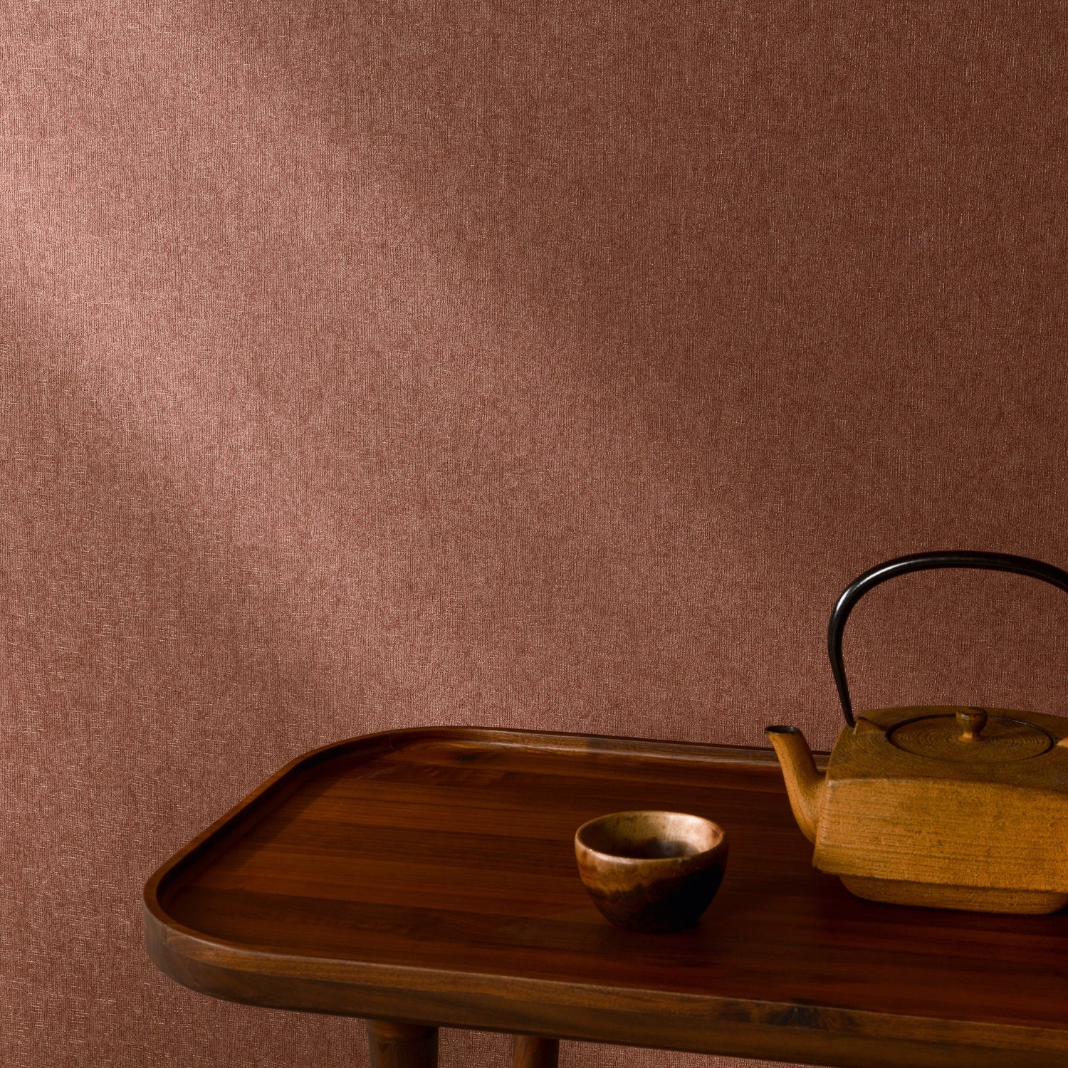 Faux Unis Natural Wallpaper in red color - pattern number SF1221 - by Grandeco in the Surfaces collection