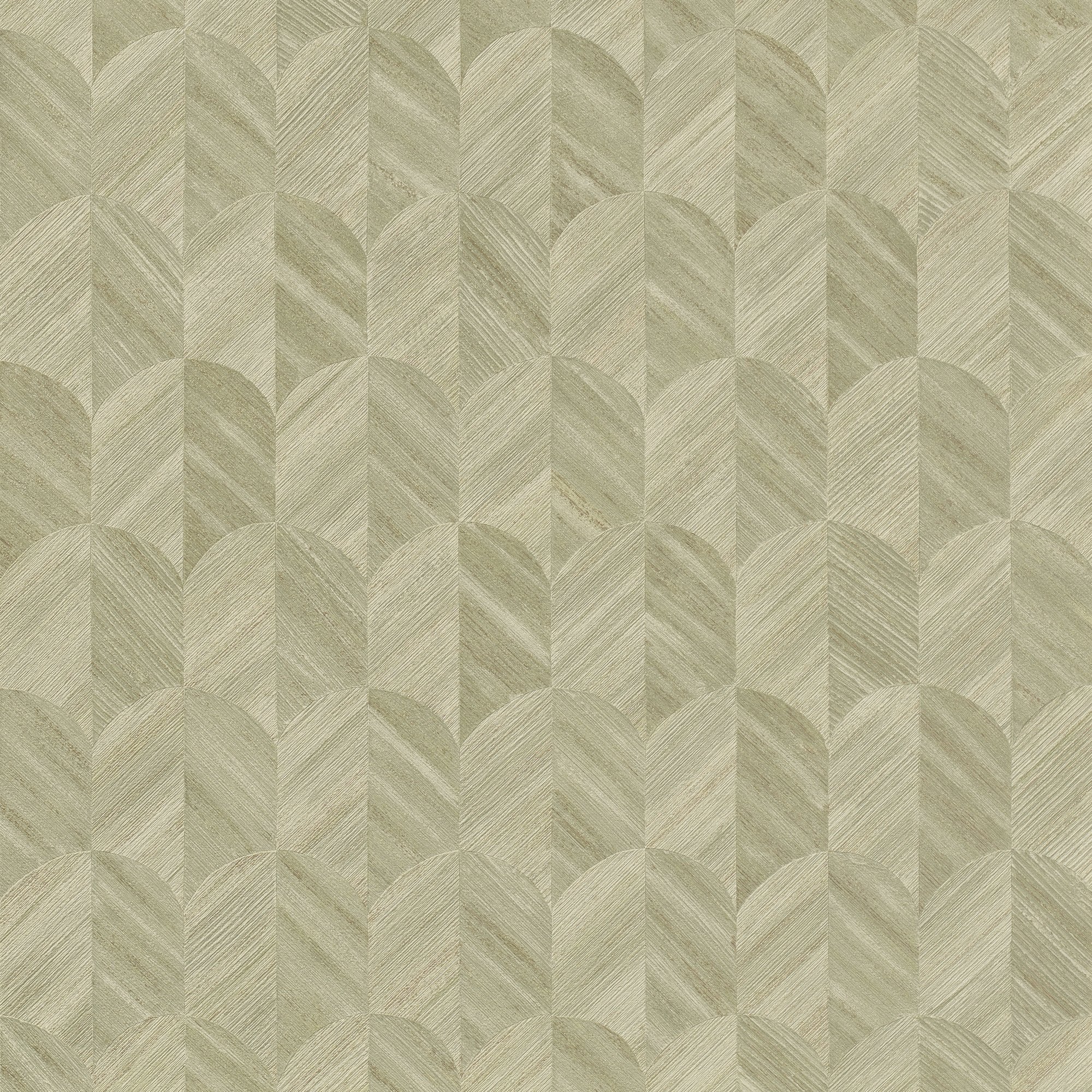 Geometric All-over Wallpaper in green color - pattern number SF3208 - by Grandeco in the Surfaces collection
