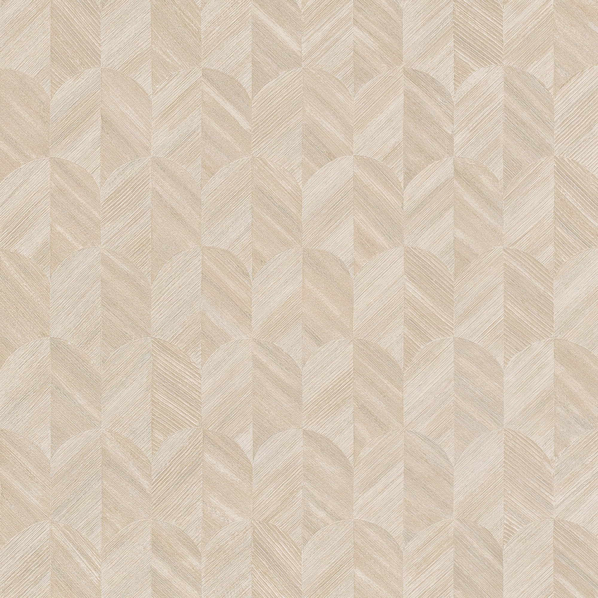 Geometric All-over Wallpaper in beige color - pattern number SF3233 - by Grandeco in the Surfaces collection
