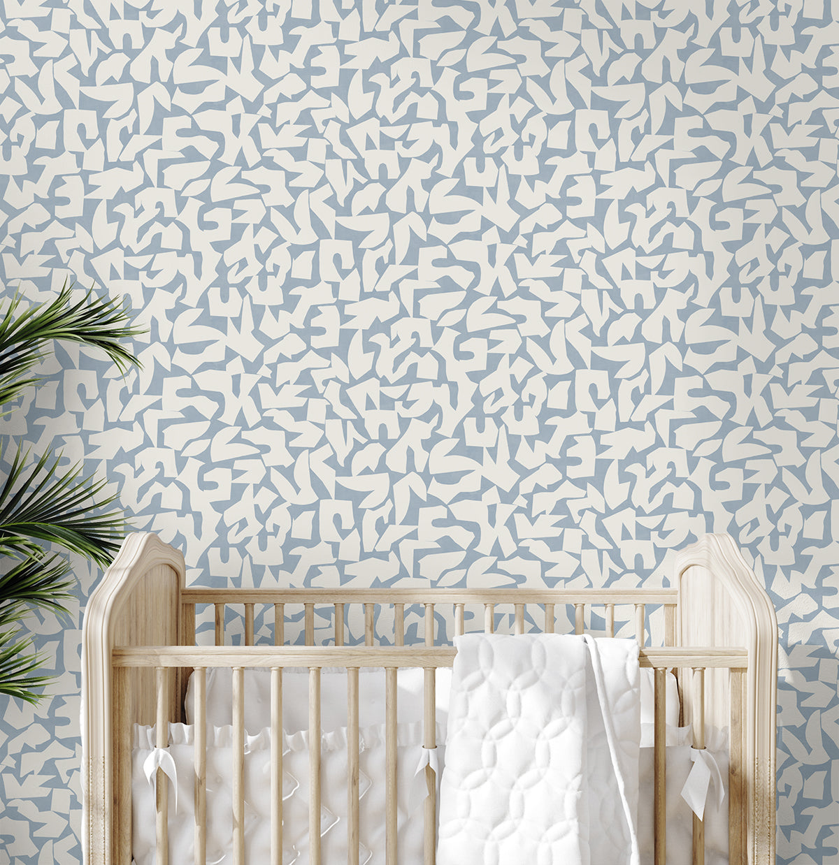Graphic Geo Peel and Stick wallpaper in blue color - pattern number SG12802 - by NextWall in the Peel and Stick Wallpaper by Stacy Garcia Sojourn Collection 5 collection