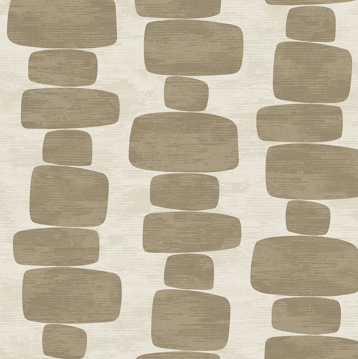 Stripe Block Peel and Stick wallpaper in tan color - pattern number SG12907 - by NextWall in the Peel and Stick Wallpaper by Stacy Garcia Sojourn Collection 5 collection