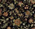 Jacobean Floral Trail Peel and Stick wallpaper in ebony color - pattern number SG13001 - by NextWall in the Peel and Stick Wallpaper by Stacy Garcia Sojourn Collection 6 collection