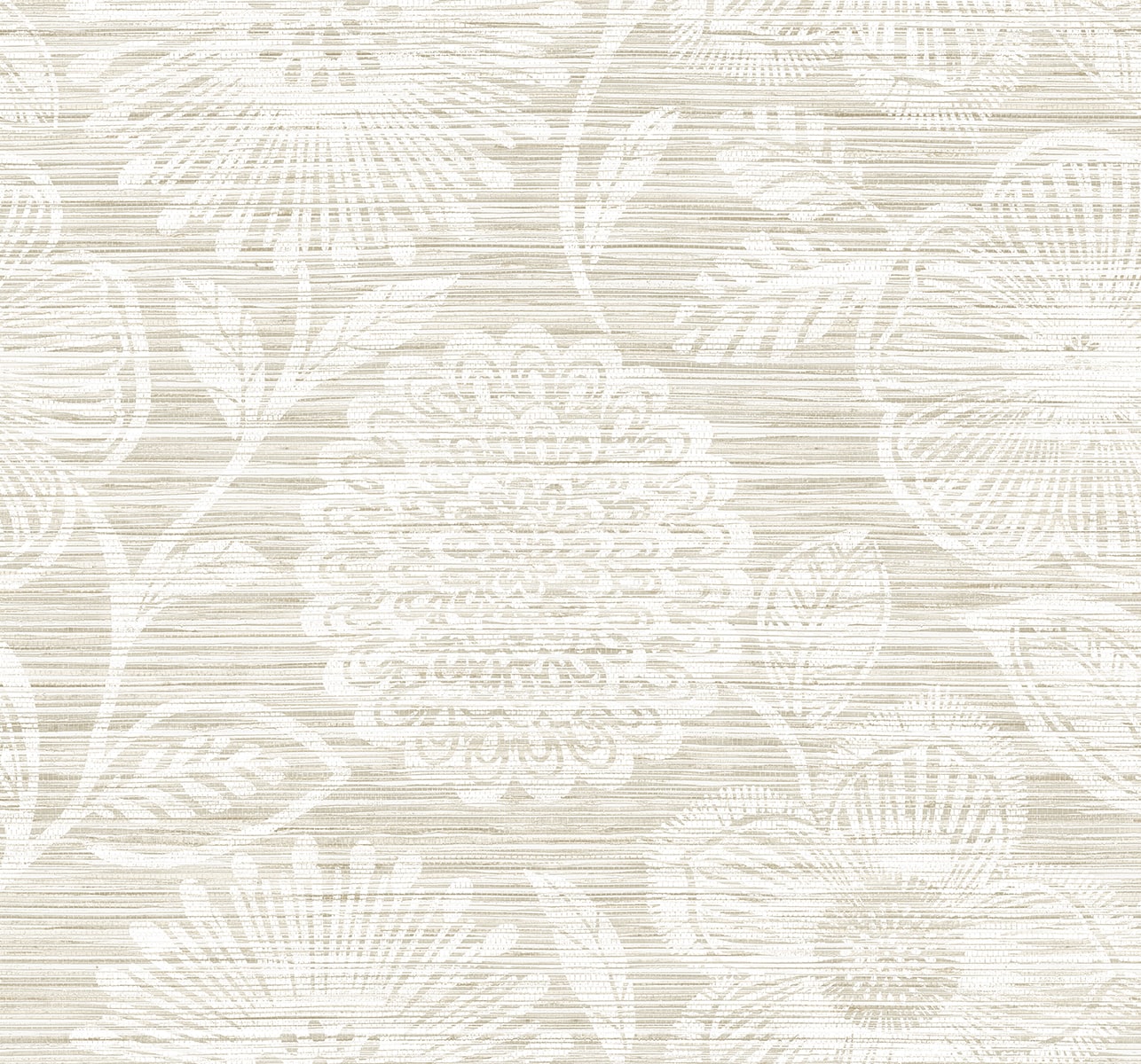 Faux Grass Floral Peel and Stick wallpaper in sand color - pattern number SG13307 - by NextWall in the Peel and Stick Wallpaper by Stacy Garcia Sojourn Collection 6 collection