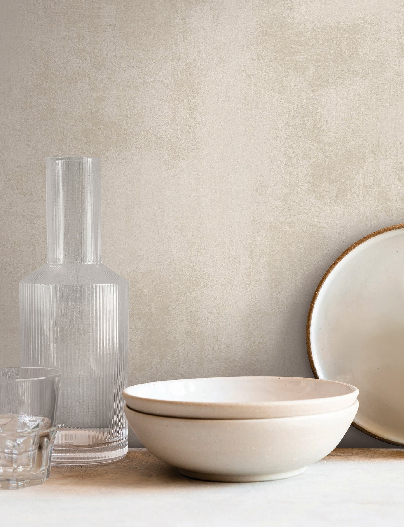 Italian Plaster wallpaper in plaster color - pattern number SI14511 - by York in the Signature Textures Resource Library Third Edition collection