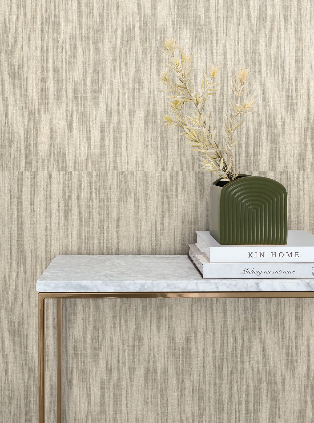 Lilah wallpaper in wheat color - pattern number SI25771 - by York in the Signature Textures Resource Library Third Edition collection