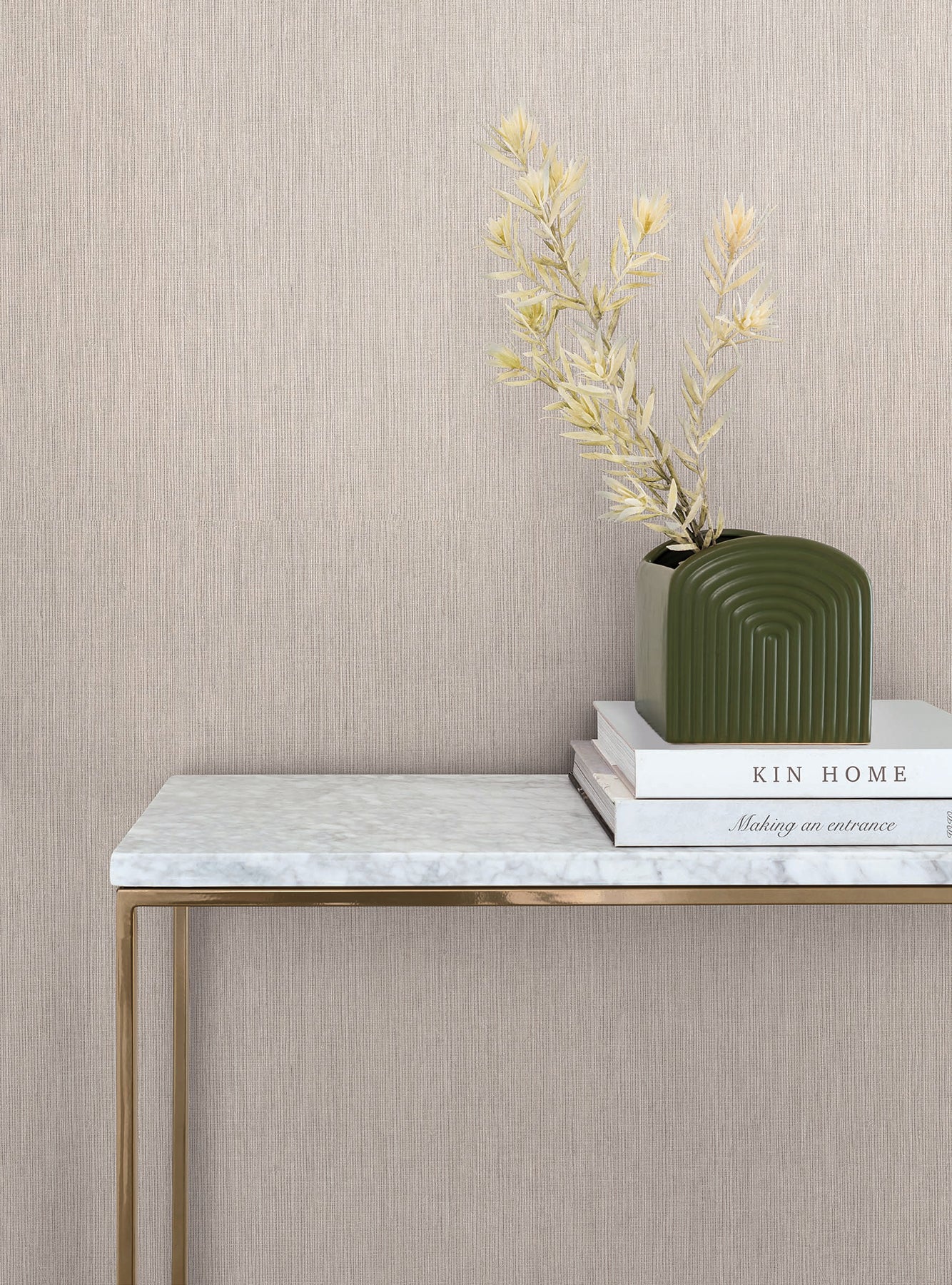 Lilah wallpaper in dove grey color - pattern number SI25773 - by York in the Signature Textures Resource Library Third Edition collection