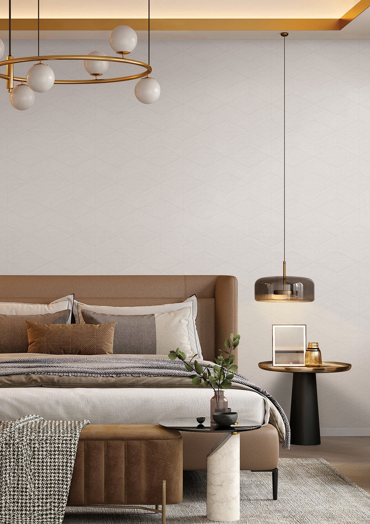Huntsman wallpaper in warm grey color - pattern number SI25831 - by York in the Signature Textures Resource Library Third Edition collection