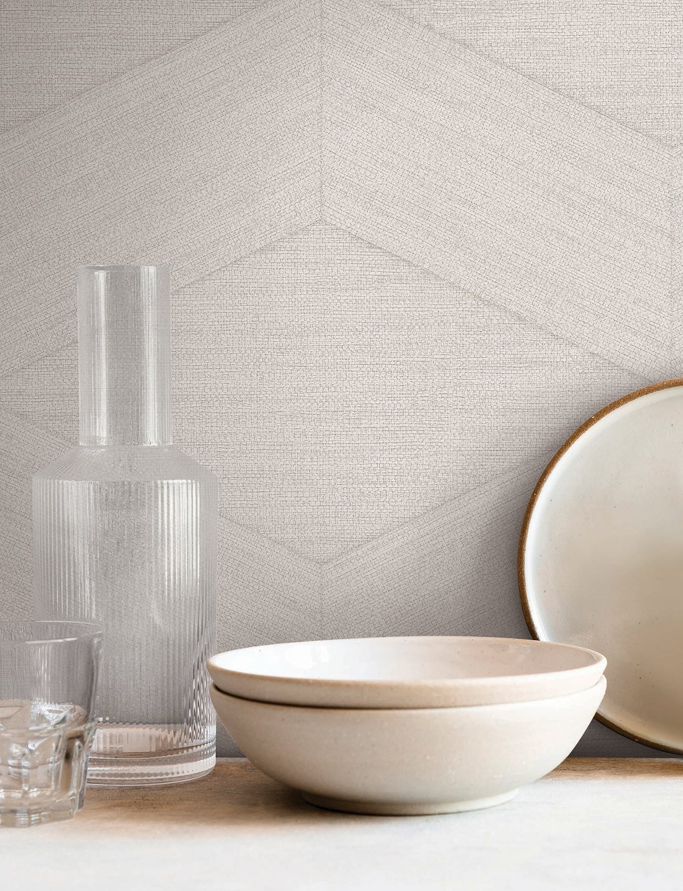 Huntsman wallpaper in warm grey color - pattern number SI25831 - by York in the Signature Textures Resource Library Third Edition collection