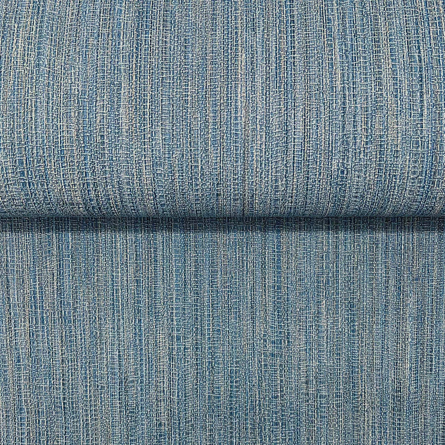 Washed Ramie wallpaper in cobalt color - pattern number SI25856 - by York in the Signature Textures Resource Library Third Edition collection