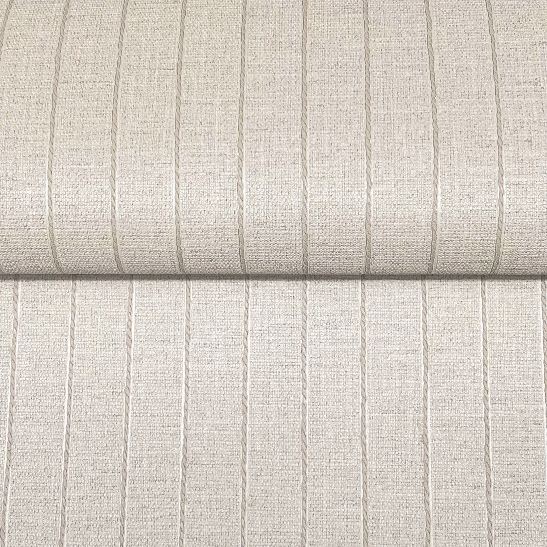 Cording Stripe wallpaper in pearl color - pattern number SI26121 - by York in the Signature Textures Resource Library Third Edition collection