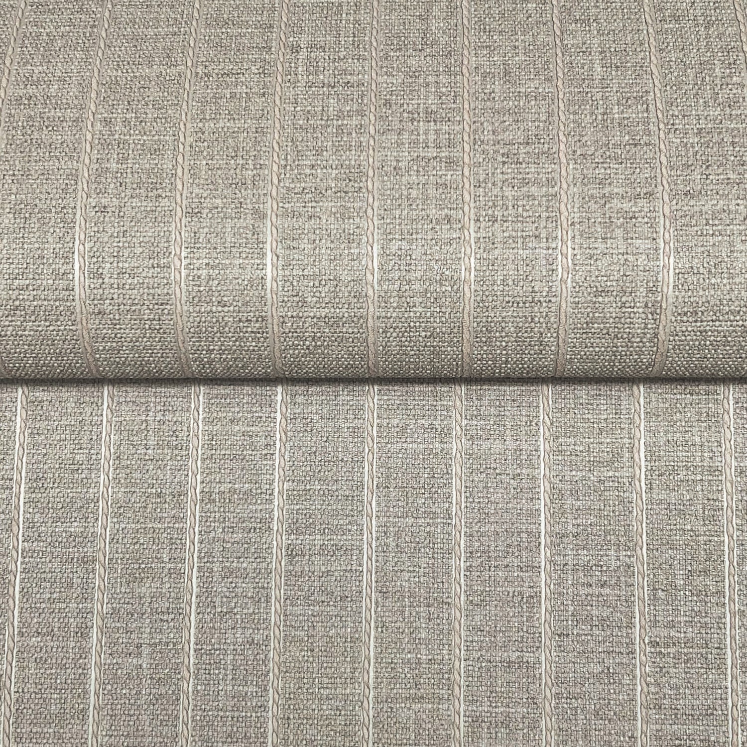 Cording Stripe wallpaper in smoke color - pattern number SI26124 - by York in the Signature Textures Resource Library Third Edition collection