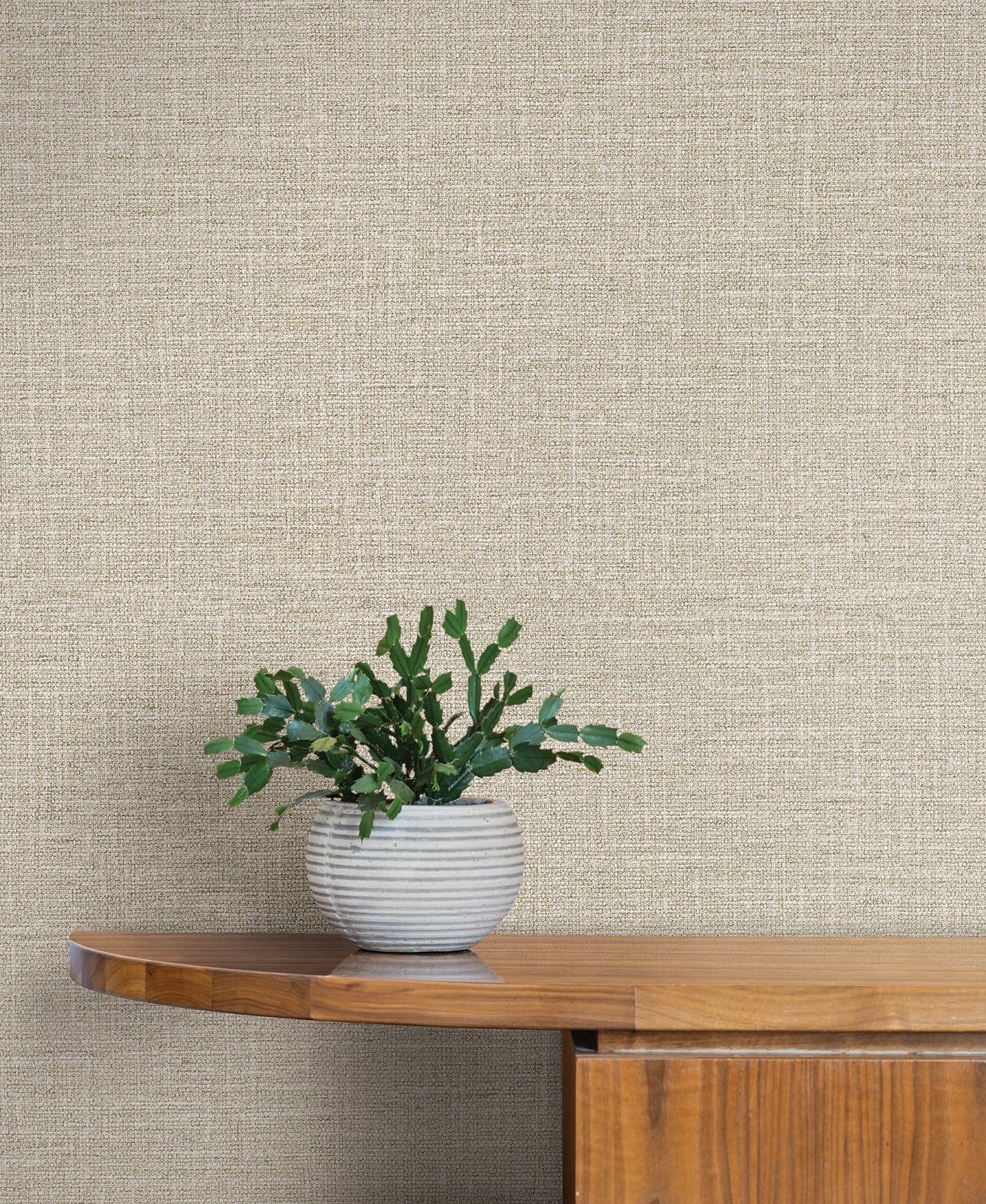 Loom wallpaper in warm grey color - pattern number SI26142 - by York in the Signature Textures Resource Library Third Edition collection