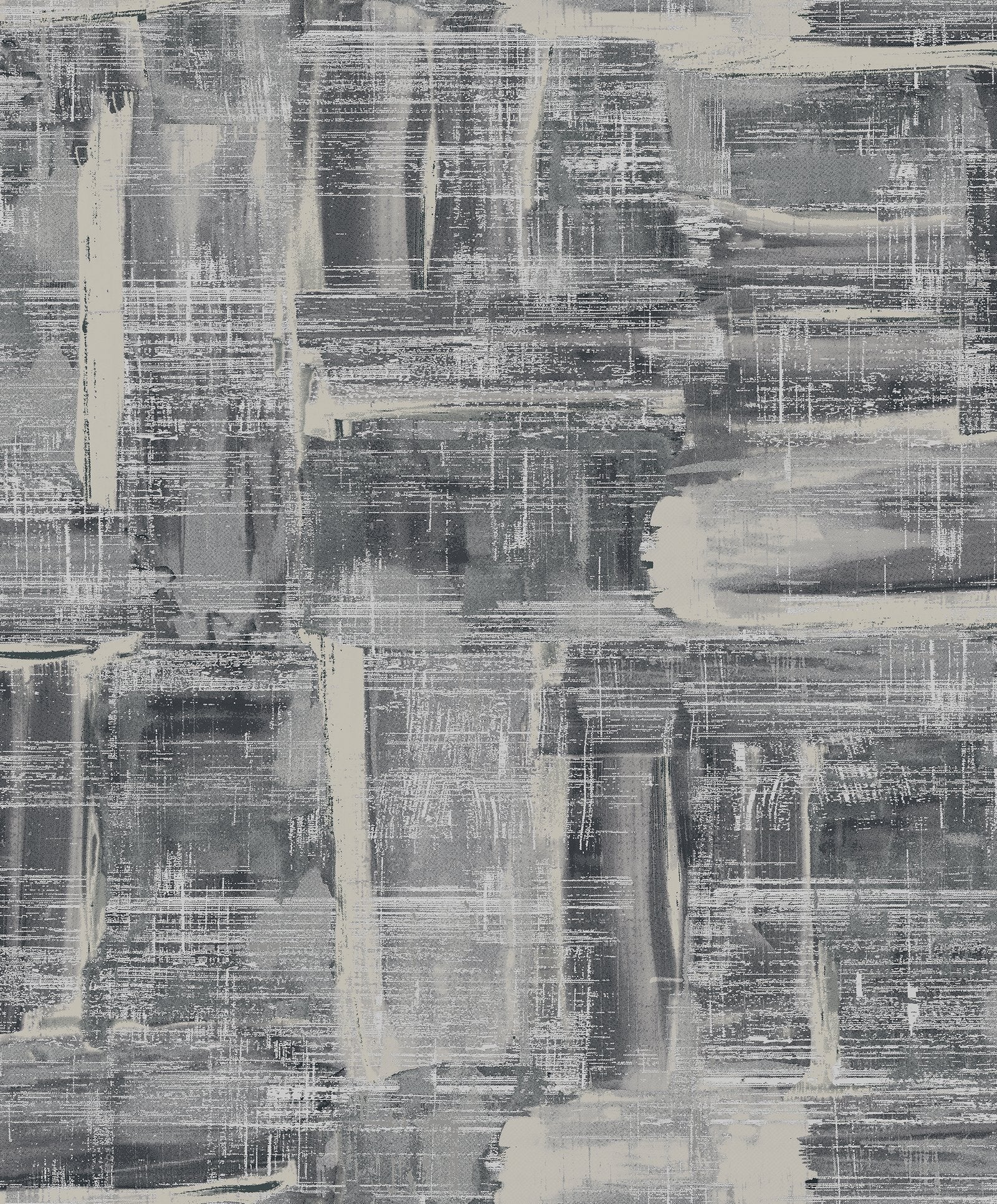 Abstract wallpaper in silver grey color - pattern number SM0605 - by Galerie in the Lustre collection