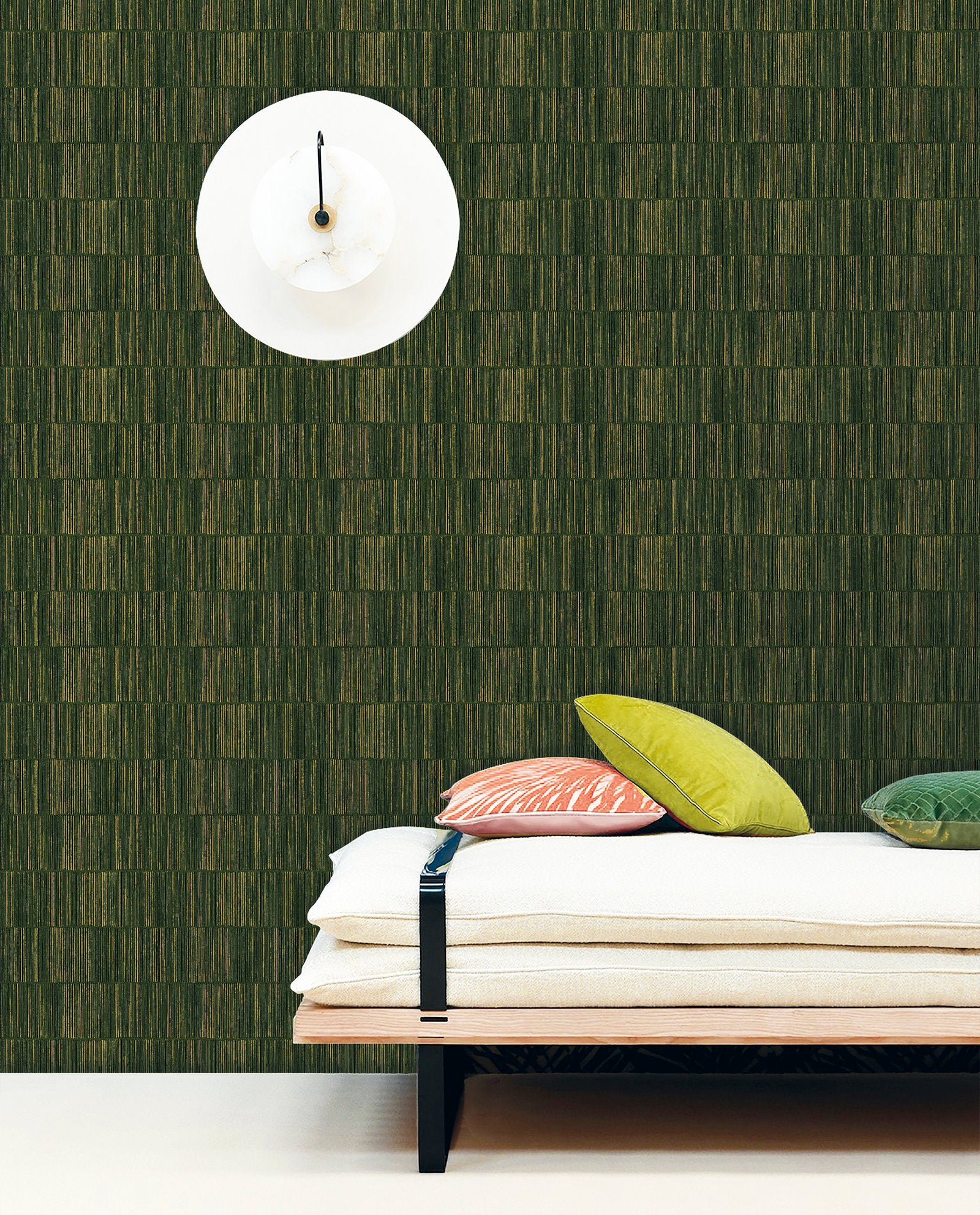 Bamboo wallpaper in green color - pattern number SP-JA3006 - by Galerie in the Boutique collection