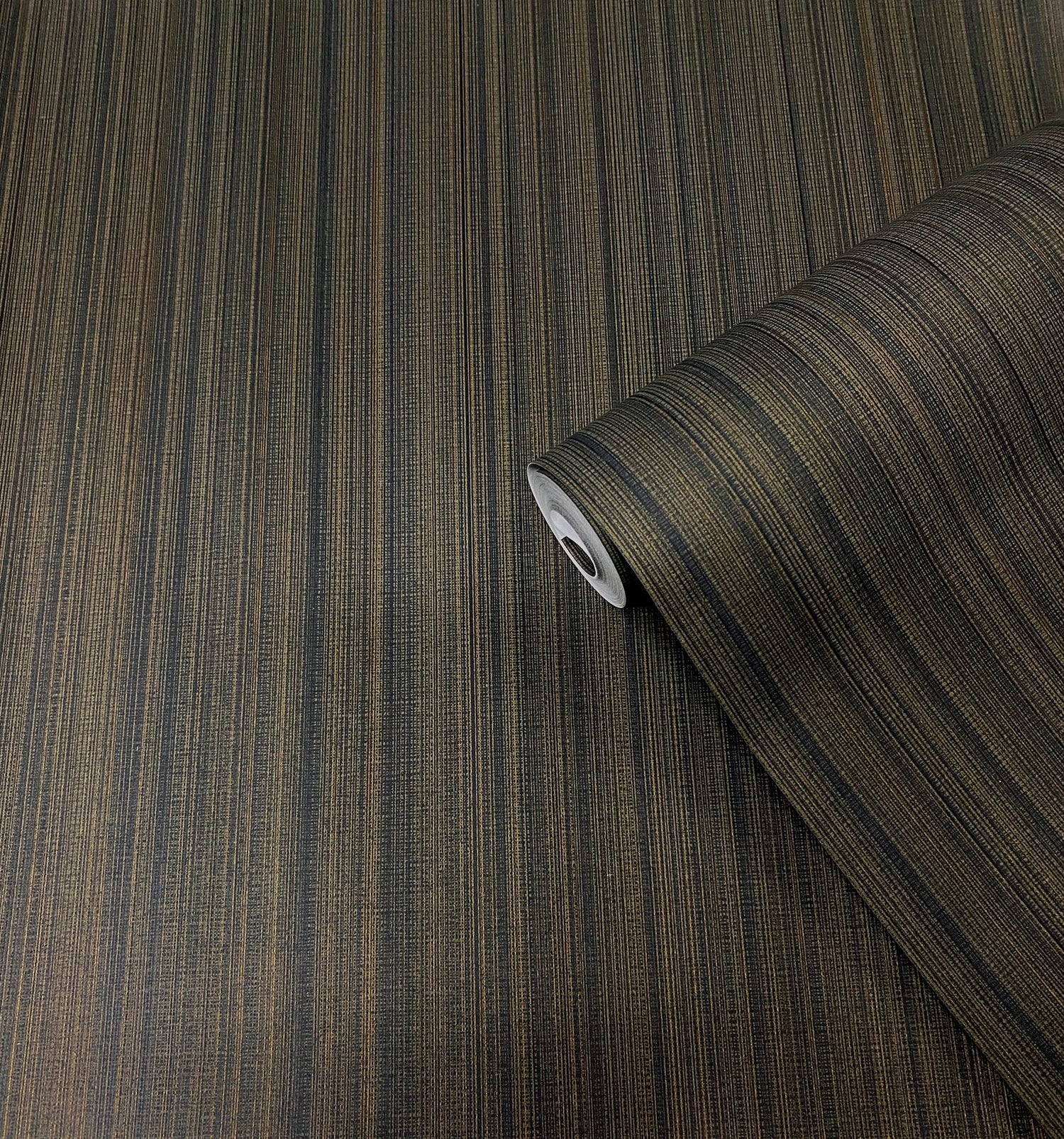Textured Stripe wallpaper in bronze brown color - pattern number SP-NA6010 - by Galerie in the Boutique collection