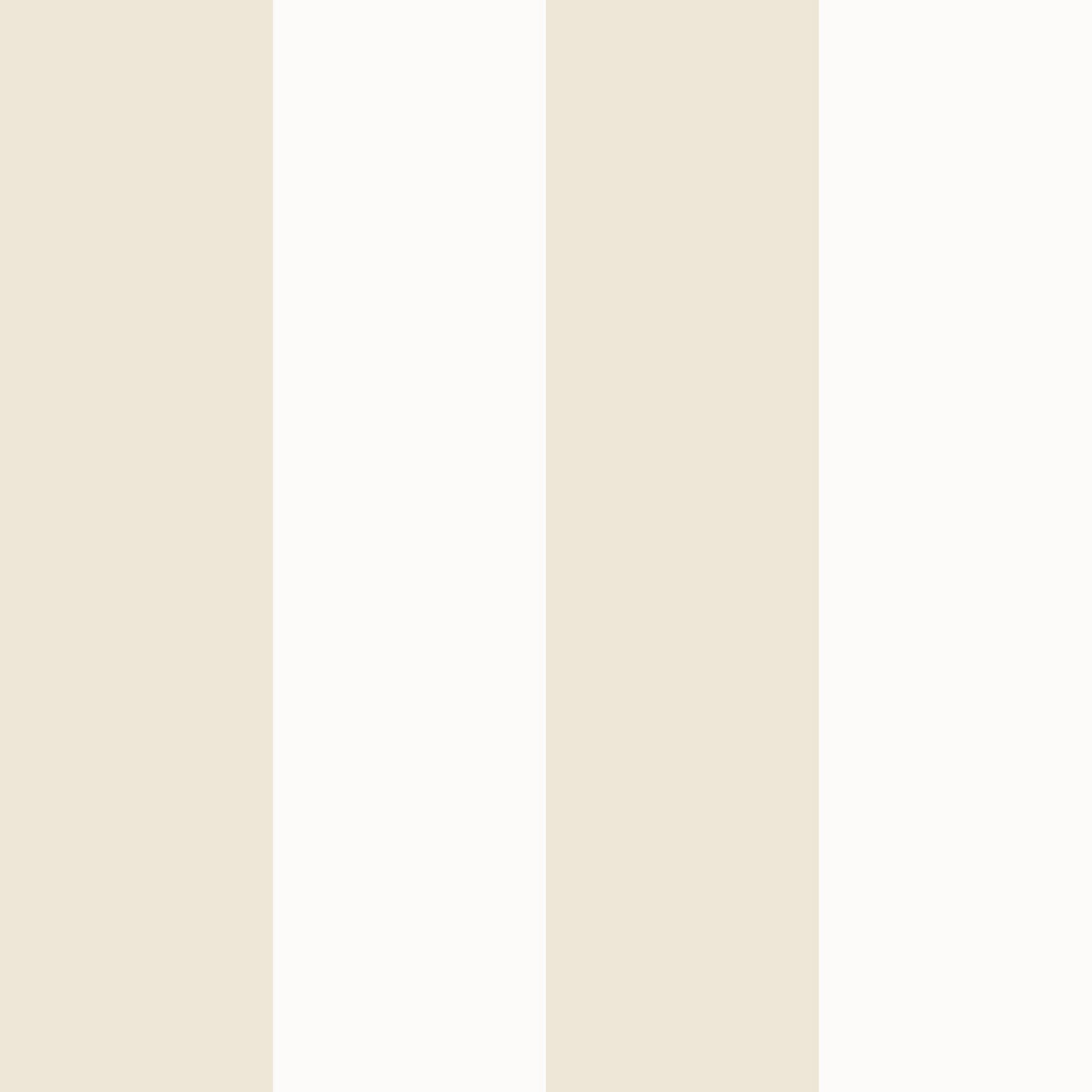 Wide Stripe Natural wallpaper in beige color - pattern number SS21234 - by Galerie in the Style Sisters collection