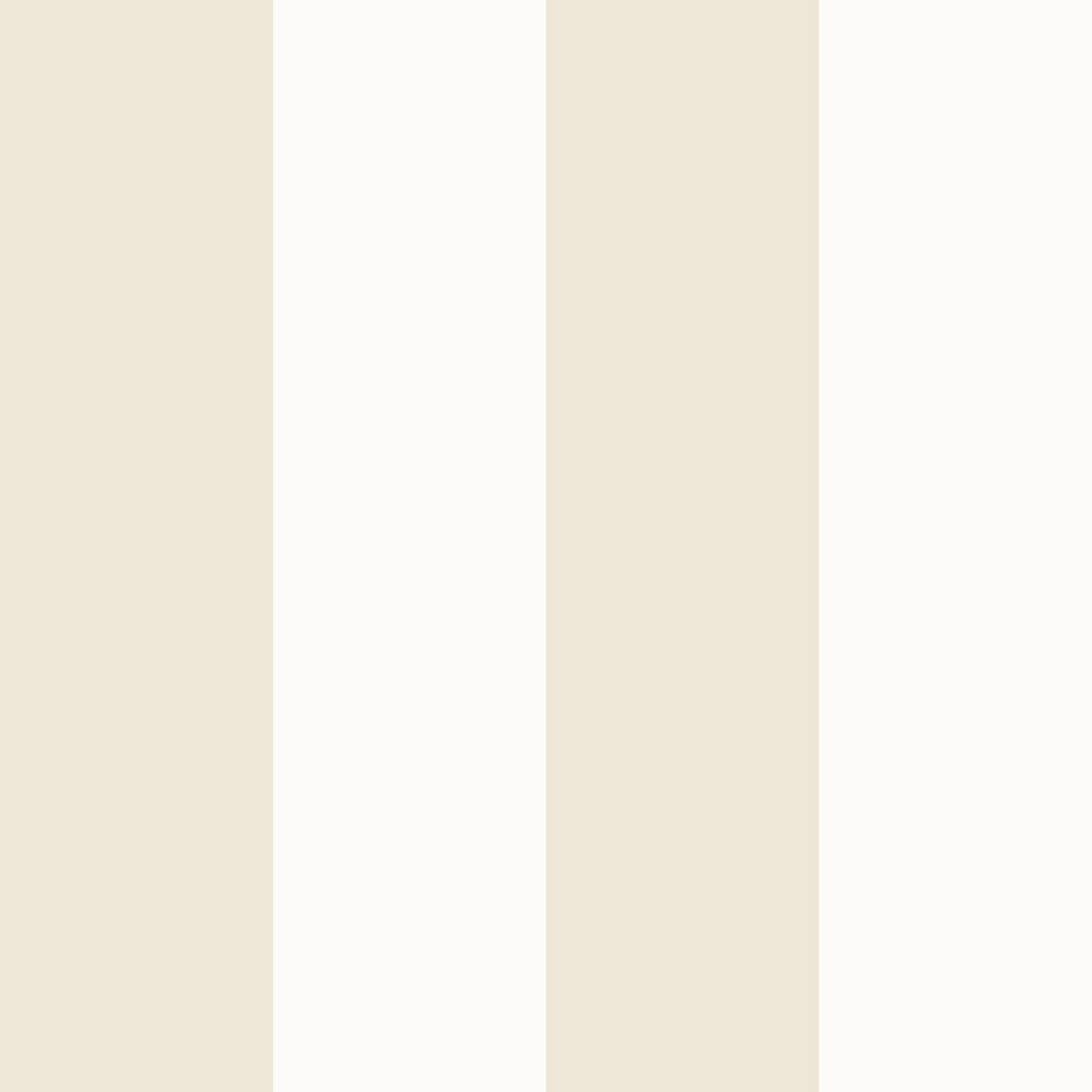 Wide Stripe Natural wallpaper in beige color - pattern number SS21234 - by Galerie in the Style Sisters collection