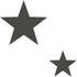 Double Star Black wallpaper in black color - pattern number SS21254 - by Galerie in the Style Sisters collection