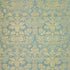 Curtis Silk Damask wallpaper in metallic gold on mineral blue color - pattern number T1006 - by Thibaut in the Menswear Resource collection