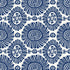Solis fabric in navy color - pattern number T10083 - by Thibaut in the Tropics collection