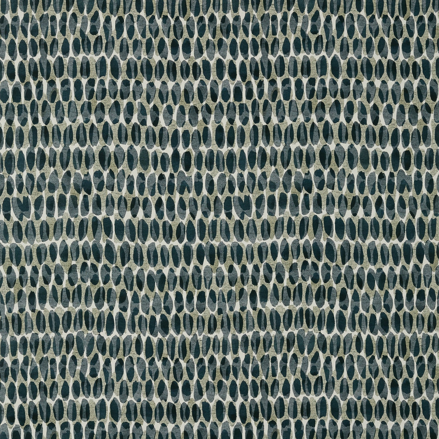 Rain Water fabric in black color - pattern number T10097 - by Thibaut in the Tropics collection