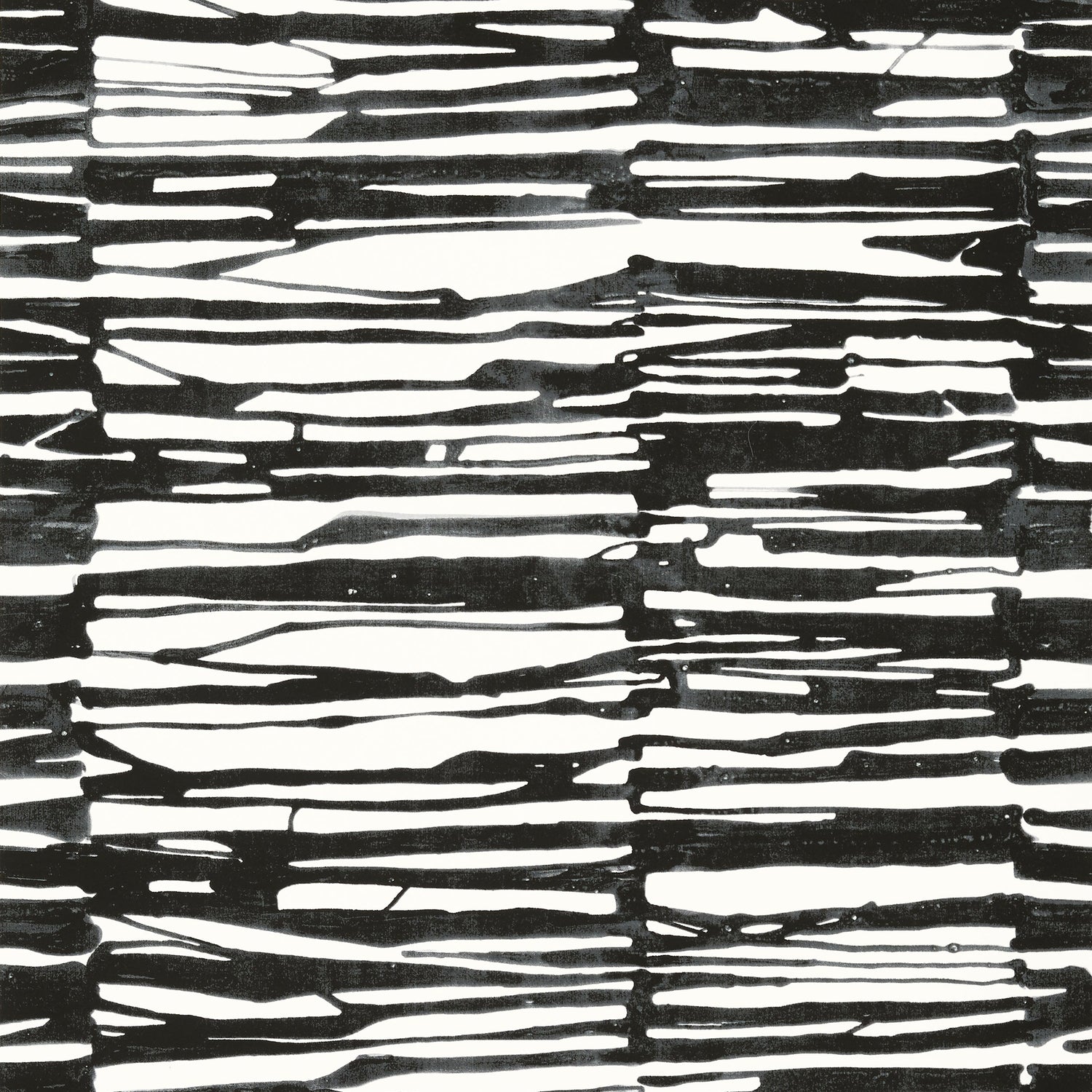 Ischia fabric in black color - pattern number T10115 - by Thibaut in the Tropics collection