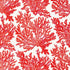 Marine Coral fabric in coral color - pattern number T10120 - by Thibaut in the Tropics collection