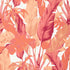 Travelers Palm wallpaper in pink and coral color - pattern number T10130 - by Thibaut in the Tropics collection