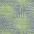 Palm Frond fabric in navy and green color - pattern number T10141 - by Thibaut in the Tropics collection