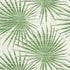 Palm Frond fabric in green and white color - pattern number T10142 - by Thibaut in the Tropics collection