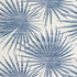 Palm Frond fabric in navy and white color - pattern number T10144 - by Thibaut in the Tropics collection