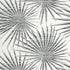 Palm Frond fabric in black and white color - pattern number T10145 - by Thibaut in the Tropics collection